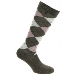 EQUITHÈME "Argyle" Socken