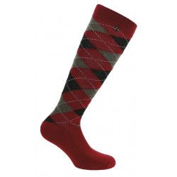 EQUITHÈME "Argyle" Socken