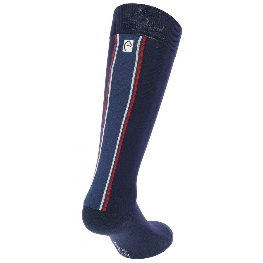 Chaussettes EQUITHÈME "Classic" bleu-blanc-rouge