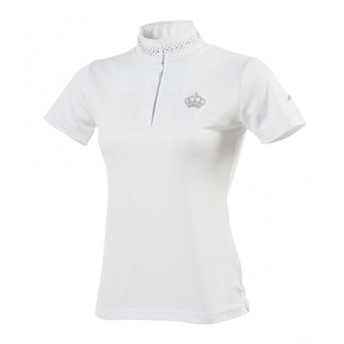 EQUITHÈME "Couronne*", kurzärmeliges Polohemd *Krone 2