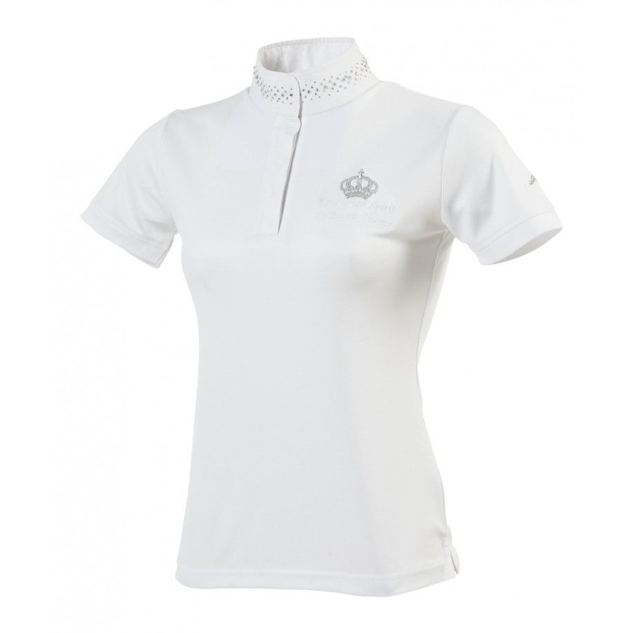 Polo EQUITHÈME "Couronne", manches courtes
