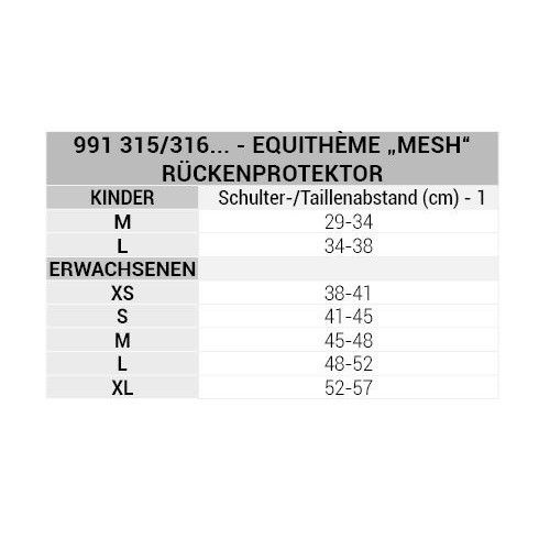 EQUITHÈME Rückenprotektor "Mesh" 2