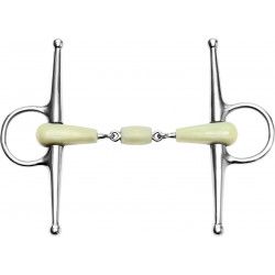FEELING Flexi Knebeltrense doppelt gebrochen