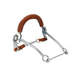 Hackamore mit geflochtenem Nasenriemen
