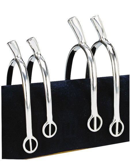 Éperons FEELING "Prince de Galles" compensés à  passants arrondis inox