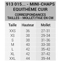 EQUITHÈME Leder Mini-Chaps