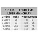 Mini-chaps EQUITHÈME cuir