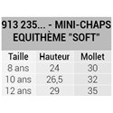 Mini-chaps EQUITHÈME "Soft"