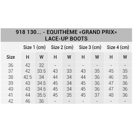 Bottes EQUITHÈME "Grand Prix" à  lacets