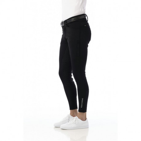 EQUITHÈME SOFTSHELL-REITHOSE „ZERMATT“, MIT VOLLBESATZ AUS SILIKON