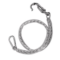 Longe cha?ne gain?e de plastique transparent 2