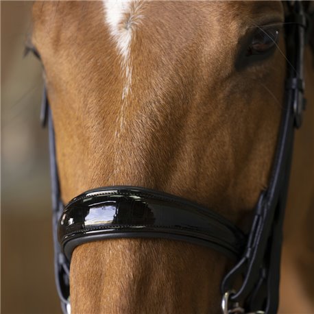 Bride NORTON PRO, cuir rond