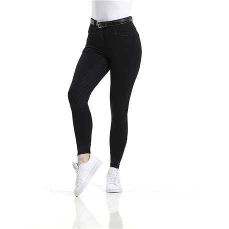 Pantalon EQUITHÈME "Safir", fond silicone