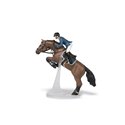 Cheval de saut d'obstacle et son cavalier PAPO