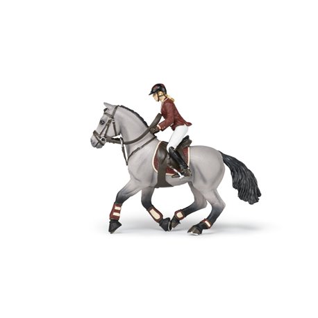 Cheval de concours et sa cavali?re PAPO