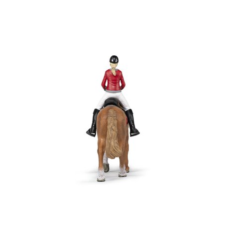 Cheval de promenade et sa cavali?re PAPO