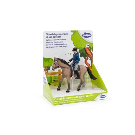 Cheval de promenade et son cavalier PAPO
