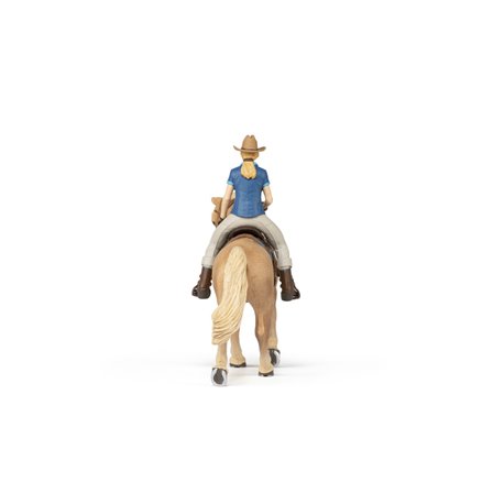 Cheval western et sa cavali?re PAPO