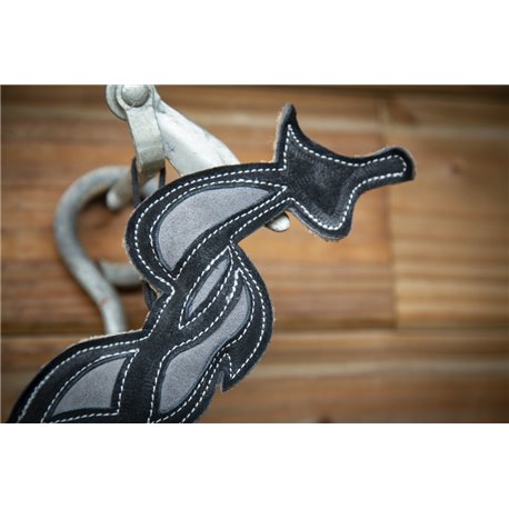 JOUET CHEVAL NOIR/GRIS