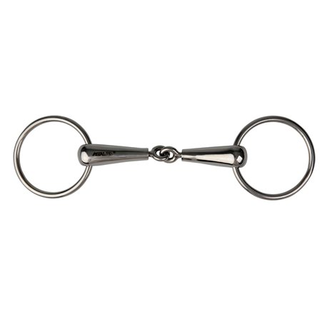 METALAB „Pinchless" Gebiss mit losen Ringen, massiv