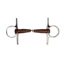 METALAB „Pinchless" Knebeltrense, lederbezogen, 20 mm