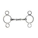 Mors réglable METALAB 3 anneaux, double brisure