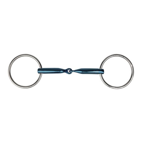 Mors 2 anneaux METALAB "Eco Blue" brisé
