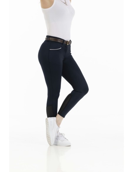 Pantalon EQUITHÈME "Claudine", fond silicone