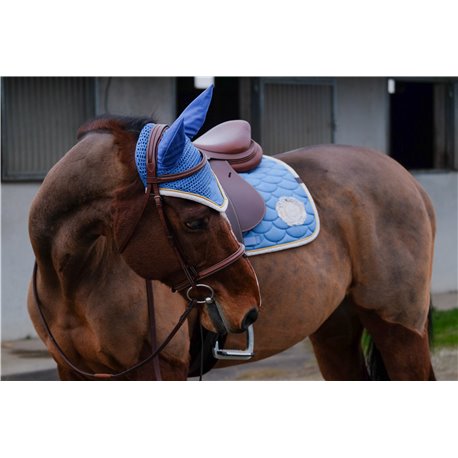 EQUITHÈME „Denim“ Fliegenohrehauben
