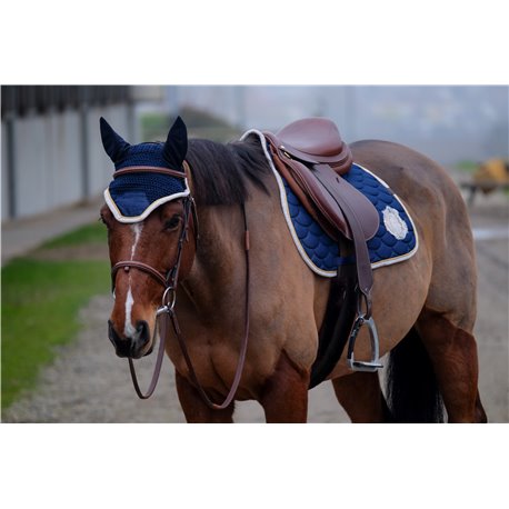 EQUITHÈME „Denim“ Fliegenohrehauben