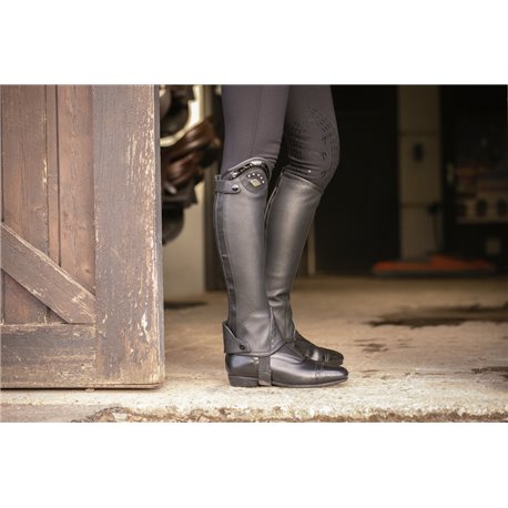 Mini-chaps PENELOPE Prisca cuir