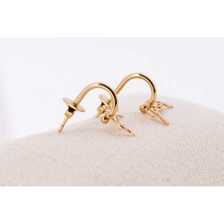 BOUCLES D'OREILLES CR?OLES PENELOPE "L?ONIE"
