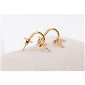 BOUCLES D'OREILLES CR?OLES PENELOPE "L?ONIE"