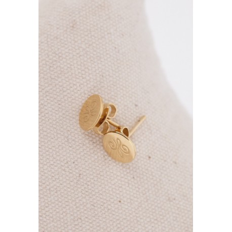 BOUCLES D'OREILLES POUSSOIR ARABESQUE PENELOPE "LOU"