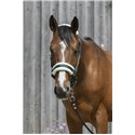 RIDING WORLD Halfter aus synthetischem Schaffell