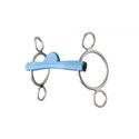Verstellbares Gebiss METALAB „Flexi" 3-Ring, halbmond