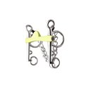 METALAB ?Flexi Soft" Pelhamgebiss, halbmond, lange Schenkel