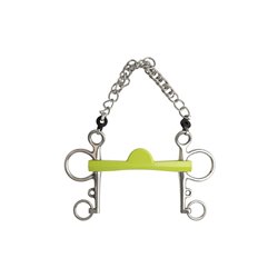 METALAB ?Flexi Soft" Pelhamgebiss, halbmond, lange Schenkel 2