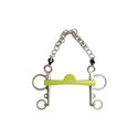 METALAB ?Flexi Soft" Pelhamgebiss, halbmond, lange Schenkel