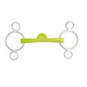 Verstellbares Gebiss METALAB ?Flexi Soft" 3-Ring, halbmond
