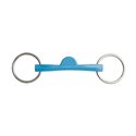 Mors 2 anneaux METALAB "Flexi" droit, demi-lune