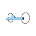 Mors 2 anneaux METALAB "Flexi" droit, demi-lune