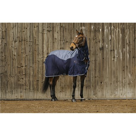 EQUITHEME Hemd mit gemischten Stoffen