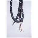Longe PENELOPE "Corde et cuir" Noir