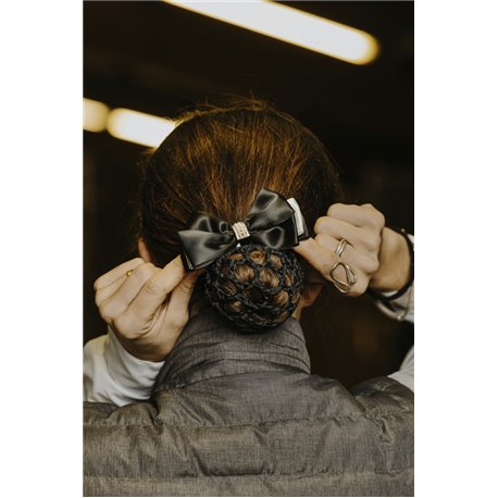 EQUITHEME Haarnetz-Haarspange ?Perle"