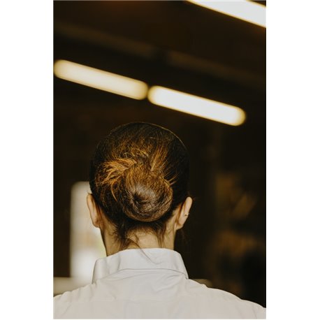 EQUITHEME Haarnetz-Haarspange aus Netzmaterial