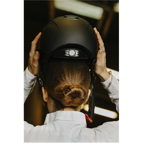 EQUITHEME Haarnetz-Haarspange aus Netzmaterial