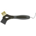 Cure-pieds brosse métal HIPPOTONIC 3 en 1