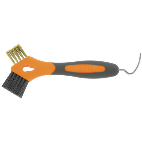 HIPPOTONIC 3-in-1 Metallhufkratzer Bürste