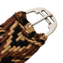 Sangle western en mohair à motif diamant
